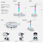 IPEGA PS5 VR stand with controllers charging, SKU 680701350A