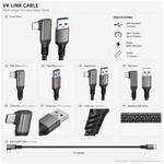 VR Cable 1.5m USB 3.2 Fast Charging 10Gbps Link Cable — MetanexusXR — The XR Universe