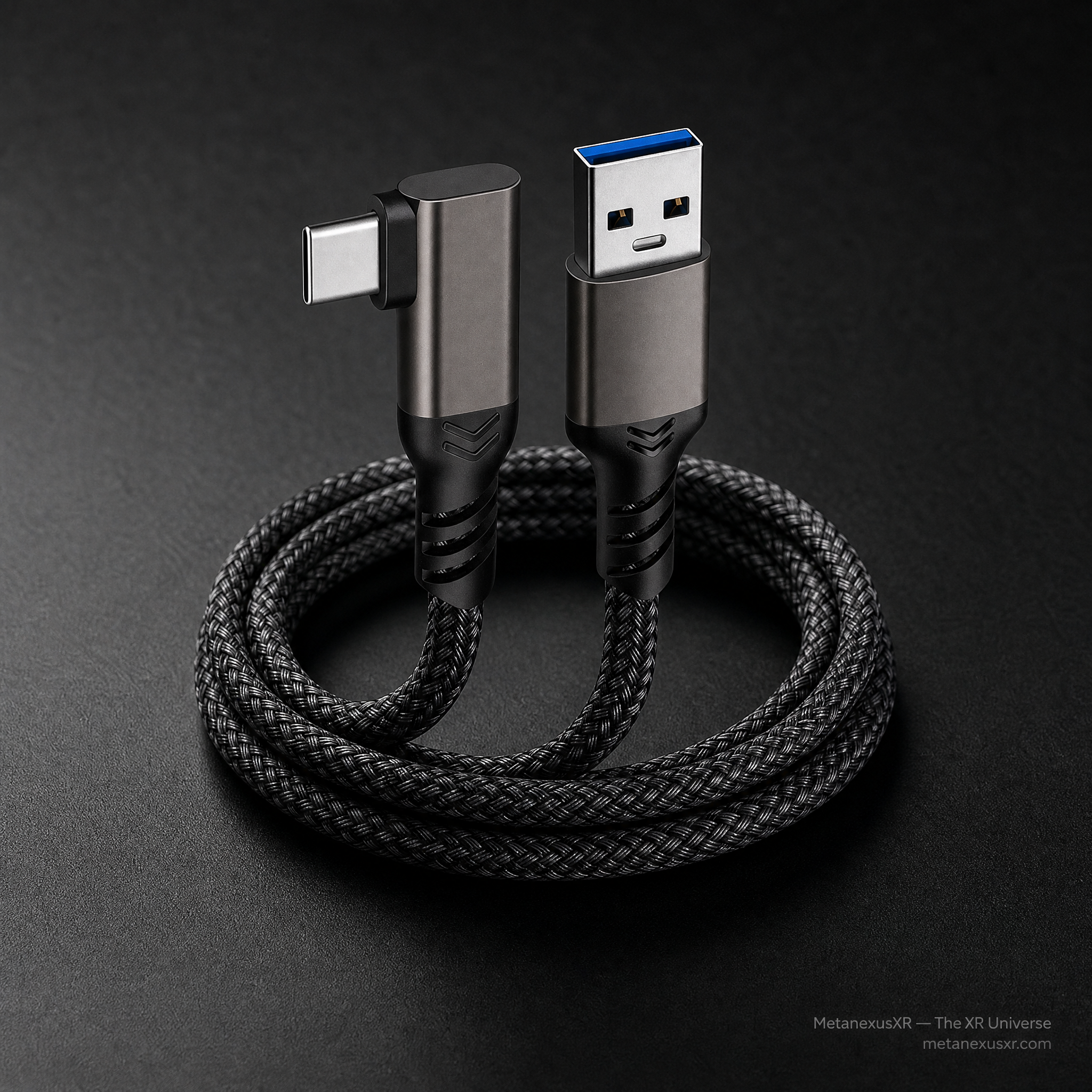 VR cable 0.5m compact USB 3.2 fast charging cable, SKU 662802095A — Metanexus XR