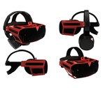 MetaNexusXR TitanSkinVR cover perfectly fitted on an HP Reverb G2 VR headset, highlighting its custom design. | MetaNexusXR