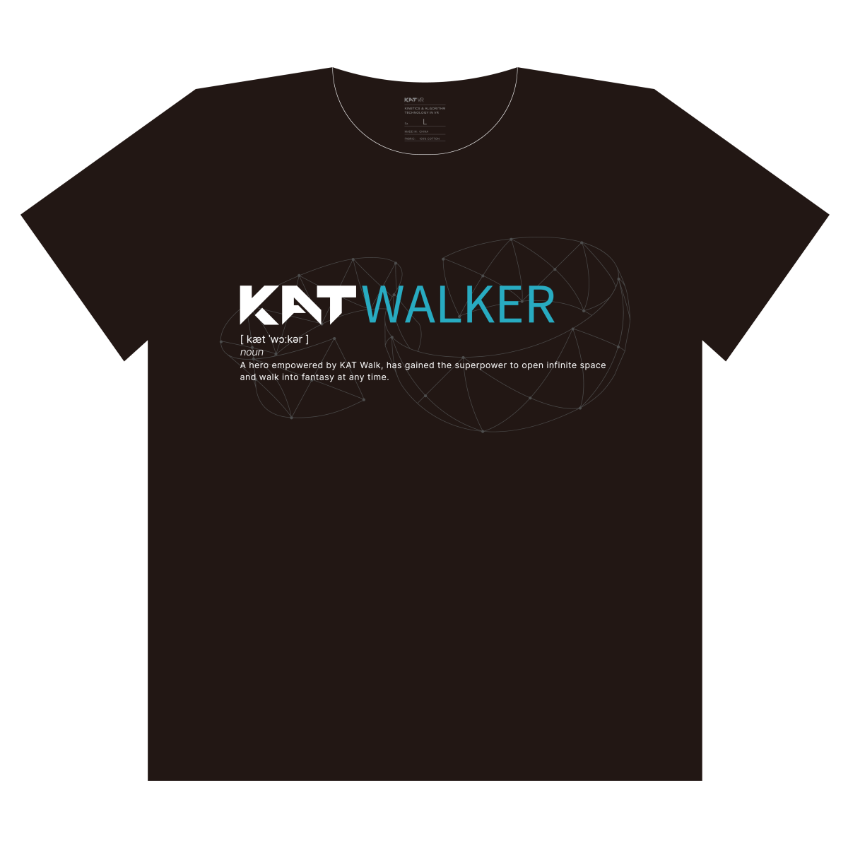 Gaming T-Shirt – Fitted VR Walker Artwork Tee – gaming t shirt – photo 2 of 3