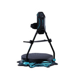 MetaNexusXR: User on a KAT Walk C2 Plus omnidirectional VR treadmill, experiencing total immersion. | MetaNexusXR
