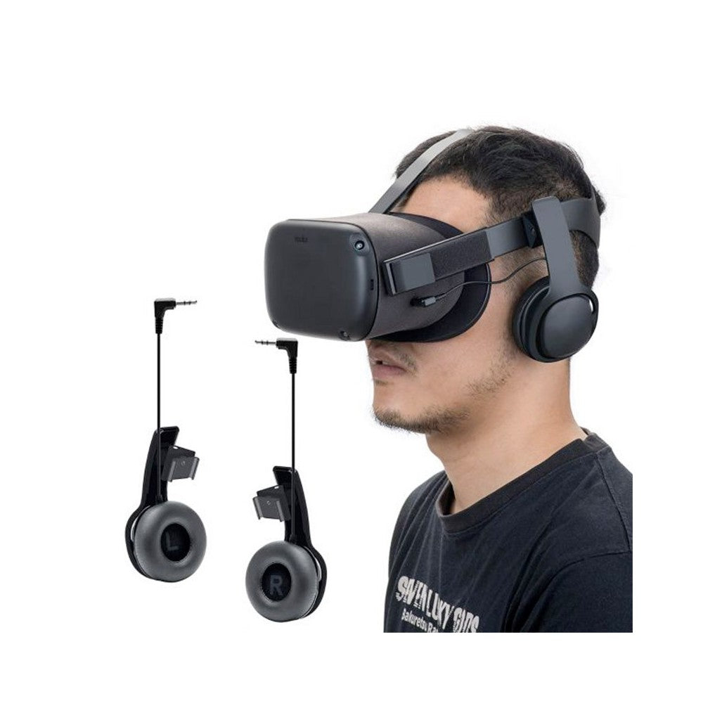 Oculus Quest Earphones – Adjustable Clip-On Stereo Kit – oculus quest earphones – photo 4 of 6
