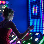 MetaNexusXR: Interactive LED wall grid challenge device for dynamic activation games. | MetaNexusXR