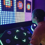MetaNexusXR interactive LED wall grid for an activation control game challenge. | MetaNexusXR