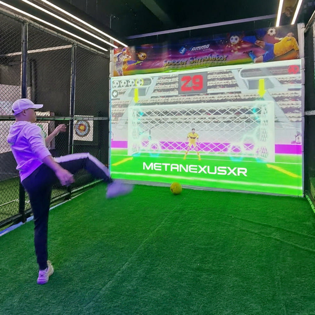 Interactive Football & Soccer Simulator | Projection Penalty Shootout Game Metanexus XR
