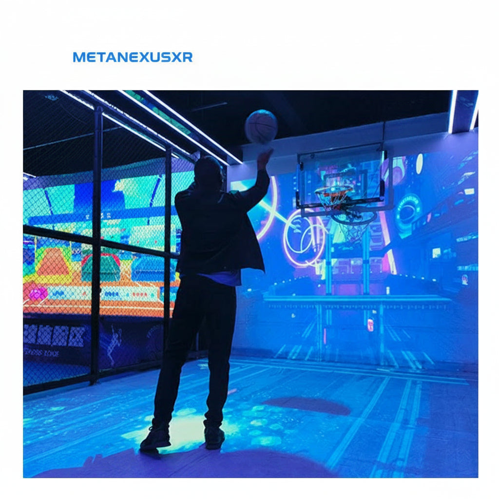 Ultimate Immersive Interactive Basketball Projection Game Court | Smart Training System for Home Metanexus XR