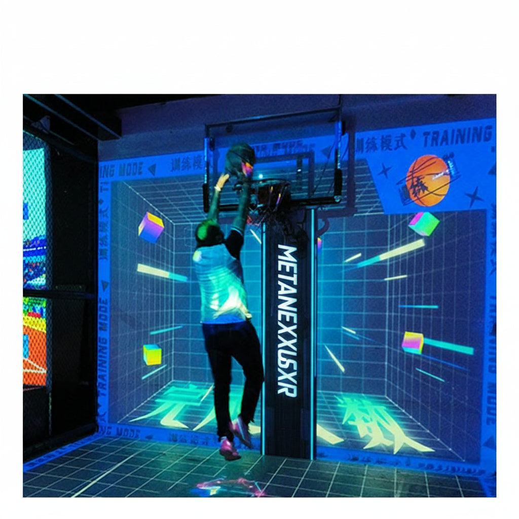 Ultimate Immersive Interactive Basketball Projection Game Court | Smart Training System for Home Metanexus XR
