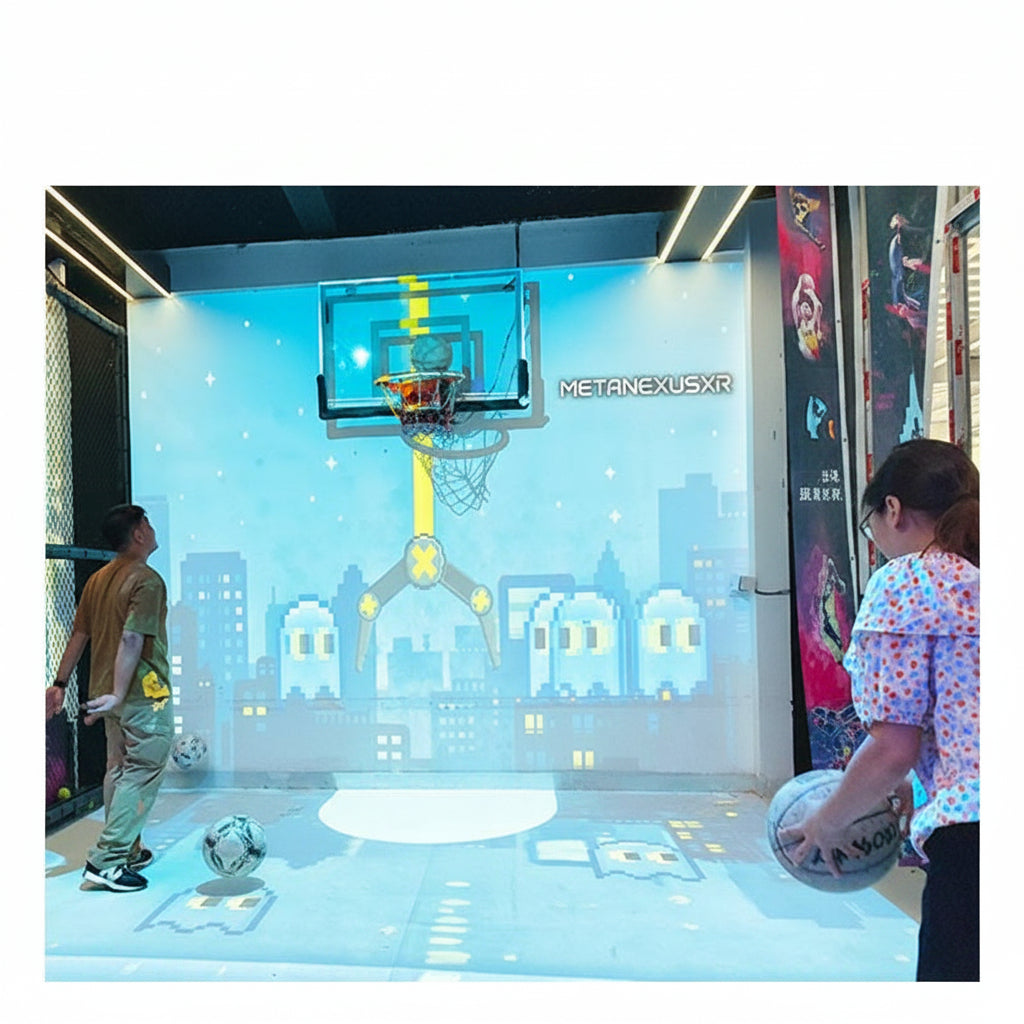 Ultimate Immersive Interactive Basketball Projection Game Court | Smart Training System for Home Metanexus XR