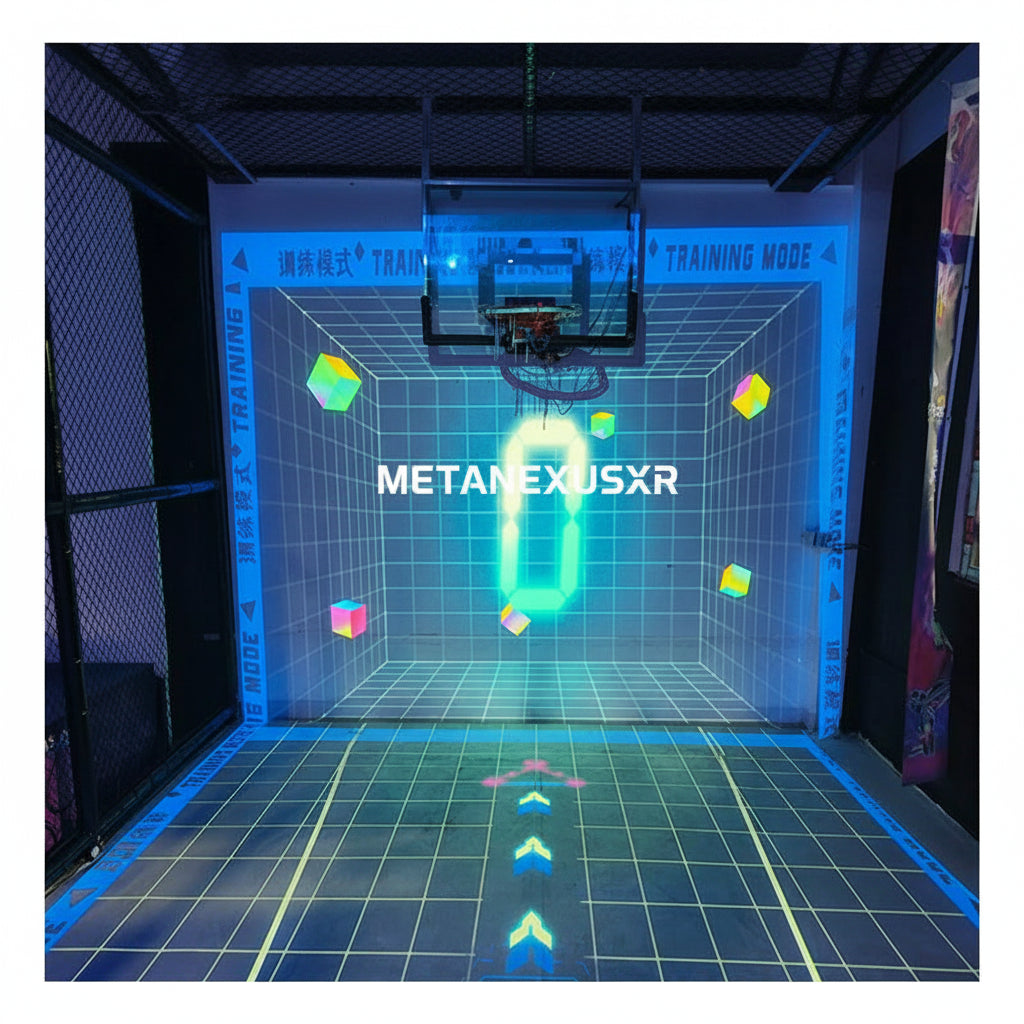Ultimate Immersive Interactive Basketball Projection Game Court | Smart Training System for Home Metanexus XR
