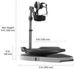 VR Treadmill – Complete Omnidirectional System with Headset and Controllers – vr treadmill – photo 5 of 10