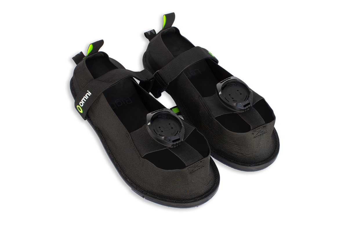 VR Overshoes – Slip-On Overshoes with Heel Incline for Omnidirectional Treadmills – vr overshoes – photo 1 of 2