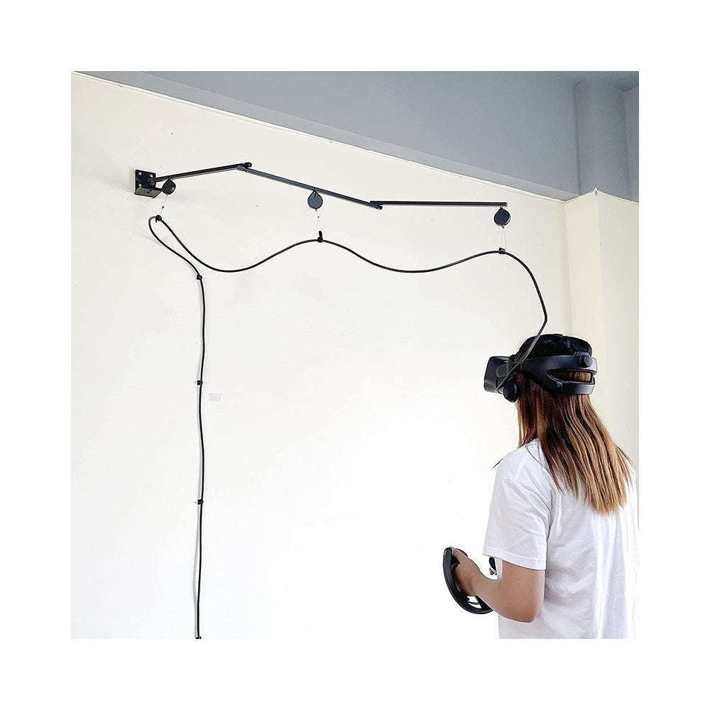 VR Cable Management Arm – Ceiling Swivel Boom with 3 Pulleys – vr cable management – photo 1 of 4
