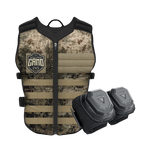 Camo Haptic Vest Bundle – MOLLE Camouflage Vest plus Arm Sleeves – camo haptic vest bundle – photo 1 of 15