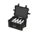 MetaNexusXR mobile cart with 8 VR headsets on its integrated board, ready for deployment. | MetaNexusXR