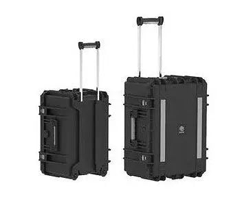 MetaNexusXR mobile VR setup: Trolley with 8 VR viewers & BB board for charging, ready for user engagement. | MetaNexusXR