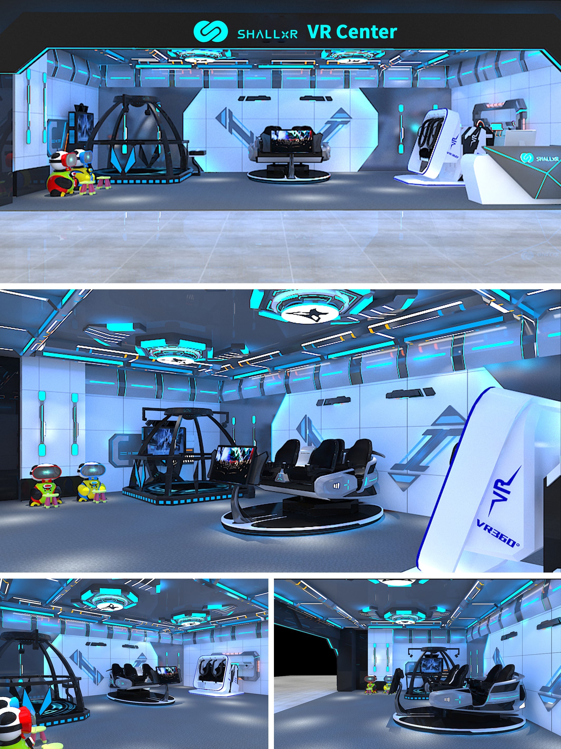 VR Center Package – Turnkey 50 m² with Spaceship, Arena, Dance and Kids Coin-Ops – vr center package – photo 1 of 6